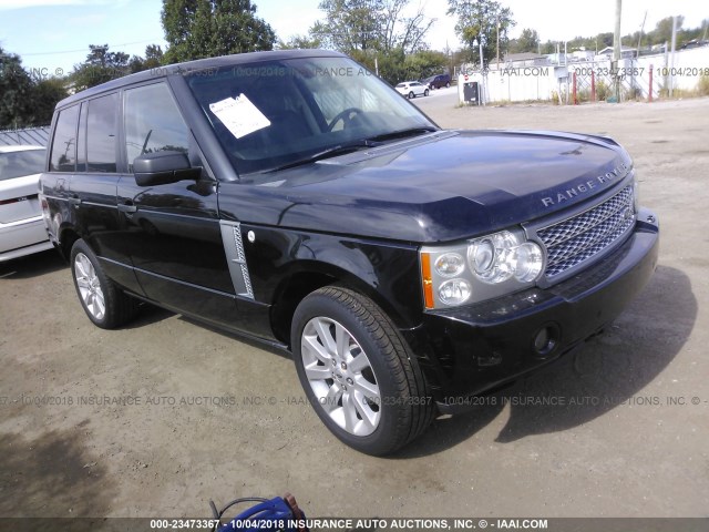 SALMF13438A292133 - 2008 LAND ROVER RANGE ROVER SUPERCHARGED BLACK photo 1