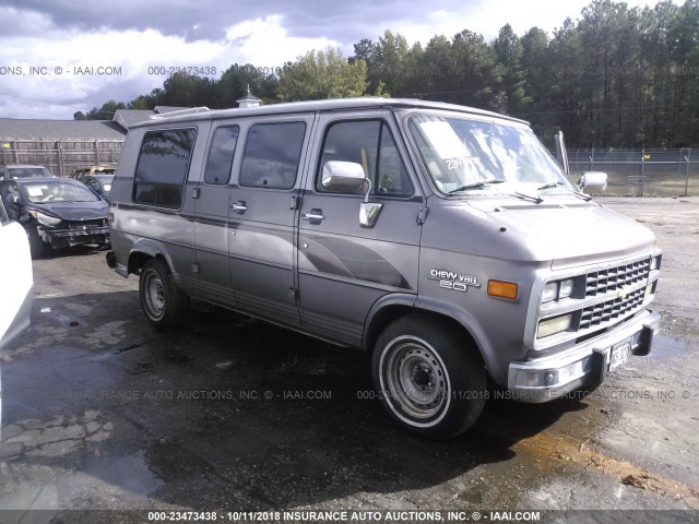 1GBEG25K6SF134443 - 1995 CHEVROLET G20 PURPLE photo 1