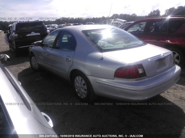 1MEFM50U13A620562 - 2003 MERCURY SABLE GS SILVER photo 3