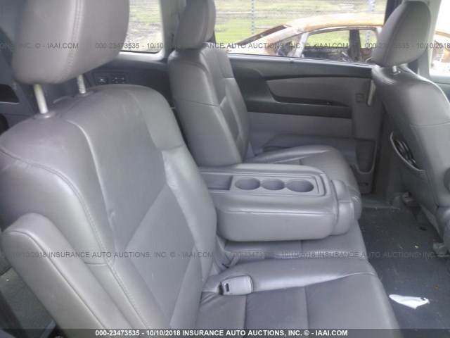 5FNRL5H66BB041256 - 2011 HONDA ODYSSEY EXL GRAY photo 8