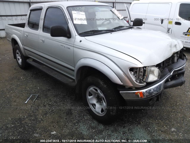 5TEGN92N43Z231517 - 2003 TOYOTA TACOMA DOUBLE CAB PRERUNNER SILVER photo 1