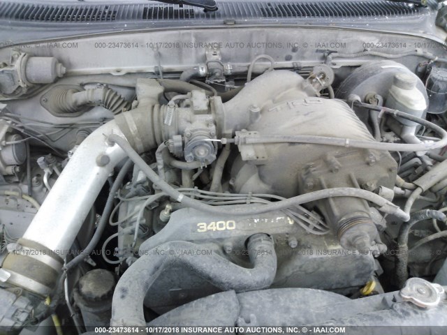 5TEGN92N43Z231517 - 2003 TOYOTA TACOMA DOUBLE CAB PRERUNNER SILVER photo 10