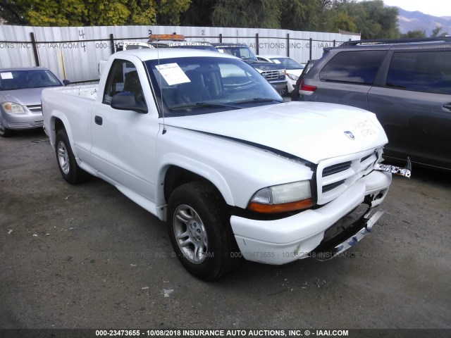 1D7FL36N53S266845 - 2003 DODGE DAKOTA SPORT WHITE photo 1