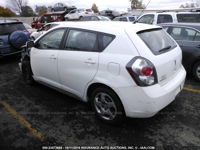 5Y2SL67889Z415557 - 2009 PONTIAC VIBE WHITE photo 3