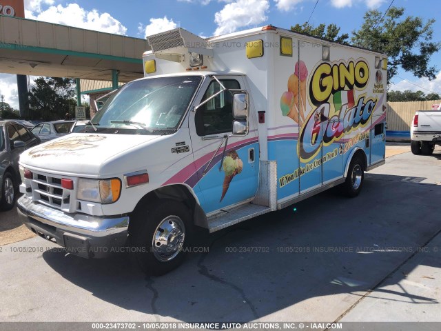 1FDXE45F4YHA27490 - 2000 FORD ECONOLINE E450 SUPER DUTY CUTWY VAN Unknown photo 2