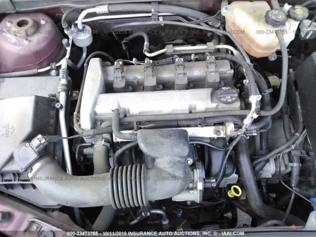 1G1ZS58F87F145505 - 2007 CHEVROLET MALIBU LS წითელი ფოტო 10