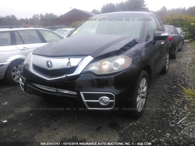 5J8TB2H29BA005415 - 2011 ACURA RDX BLACK photo 2