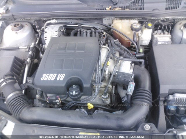 1G1ZT52835F240817 - 2005 CHEVROLET MALIBU LS ნაცრისფერი ფოტო 10