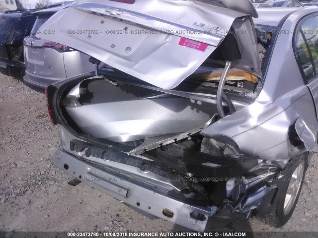 1G1ZT52835F240817 - 2005 CHEVROLET MALIBU LS ნაცრისფერი ფოტო 6