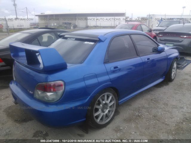 JF1GD70666L502671 - 2006 SUBARU IMPREZA WRX STI BLUE photo 2