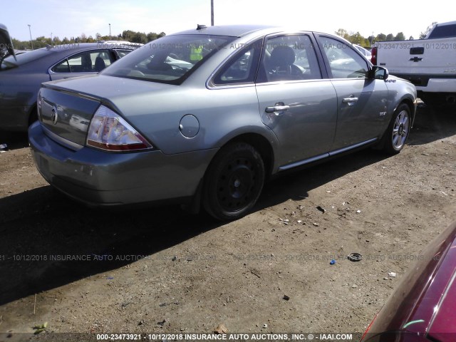 1MEHM42W38G616471 - 2008 MERCURY SABLE PREMIER GREEN photo 4