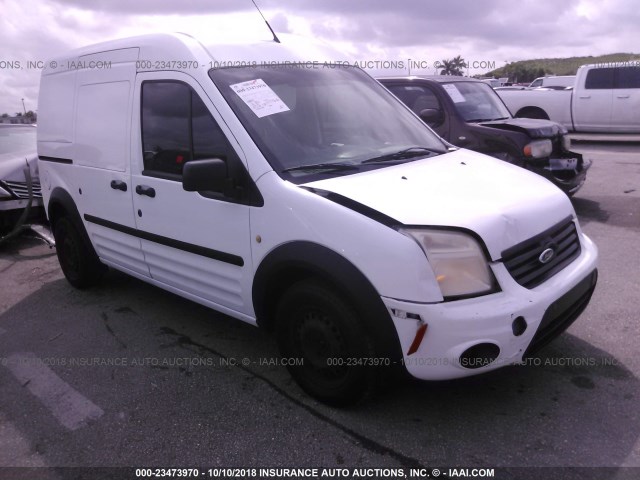 NM0LS7BN1DT133246 - 2013 FORD TRANSIT CONNECT XLT WHITE photo 1