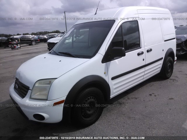 NM0LS7BN1DT133246 - 2013 FORD TRANSIT CONNECT XLT WHITE photo 2