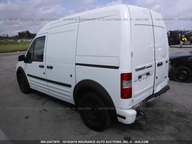 NM0LS7BN1DT133246 - 2013 FORD TRANSIT CONNECT XLT WHITE photo 3