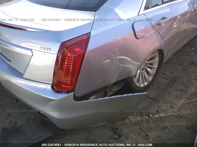 1G6AS5SS9J0167827 - 2018 CADILLAC CTS PREMIUM LUXURY SILVER photo 6