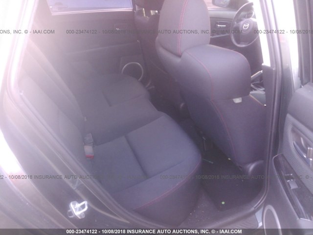 JM1BK34M691250352 - 2009 MAZDA SPEED 3 BLACK photo 8