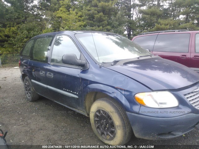 1C4GJ25GX1B116535 - 2001 CHRYSLER VOYAGER BLUE photo 6