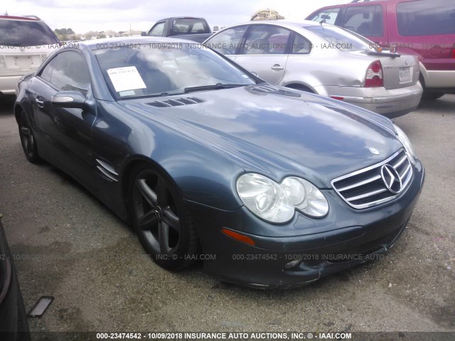 WDBSK75FX6F117002 - 2006 MERCEDES-BENZ SL 500 BLUE photo 1