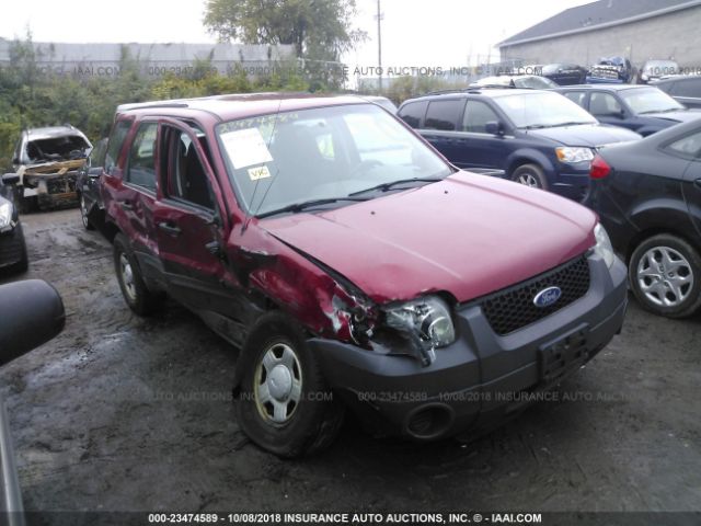 1FMYU02Z26KC04228 - 2006 FORD ESCAPE XLS RED photo 1