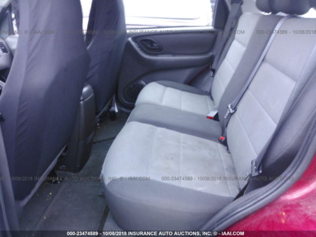 1FMYU02Z26KC04228 - 2006 FORD ESCAPE XLS RED photo 8