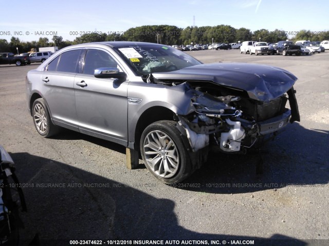 1FAHP2F80EG149374 - 2014 FORD TAURUS LIMITED GRAY photo 1