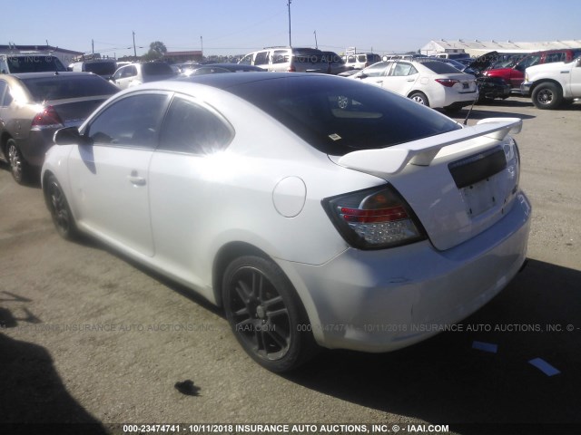 JTKDE177270148116 - 2007 TOYOTA SCION TC 白色 照片 3