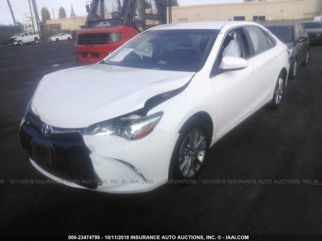 4T1BF1FK7GU251845 - 2016 TOYOTA CAMRY LE/XLE/SE/XSE WHITE photo 2
