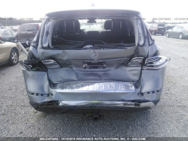 4JGDA5HB6FA532997 - 2015 MERCEDES-BENZ ML 350 4MATIC GRAY photo 6