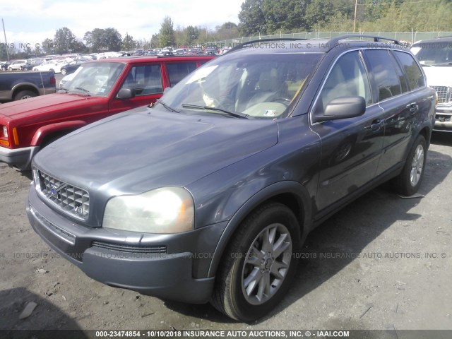 YV4CZ852561256615 - 2006 VOLVO XC90 V8 GRAY photo 2