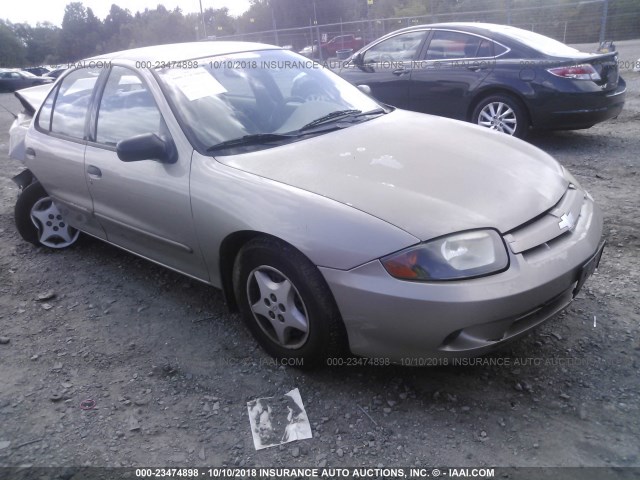 1G1JC52F637371663 - 2003 CHEVROLET CAVALIER TAN photo 1