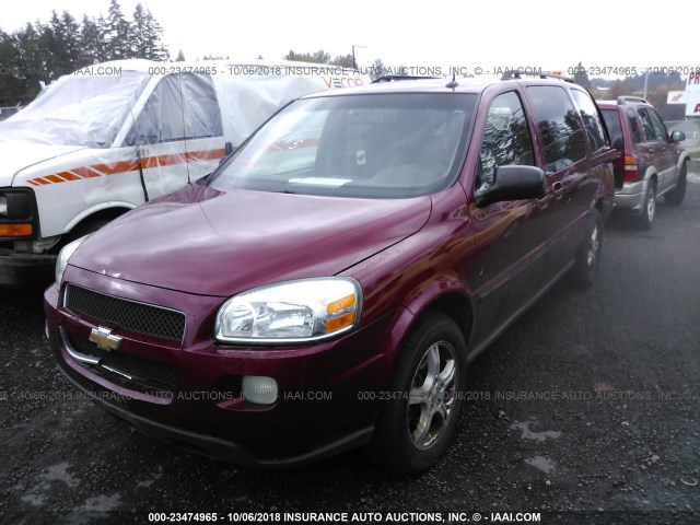 1GNDV23LX5D242001 - 2005 CHEVROLET UPLANDER LS 红色 照片 2