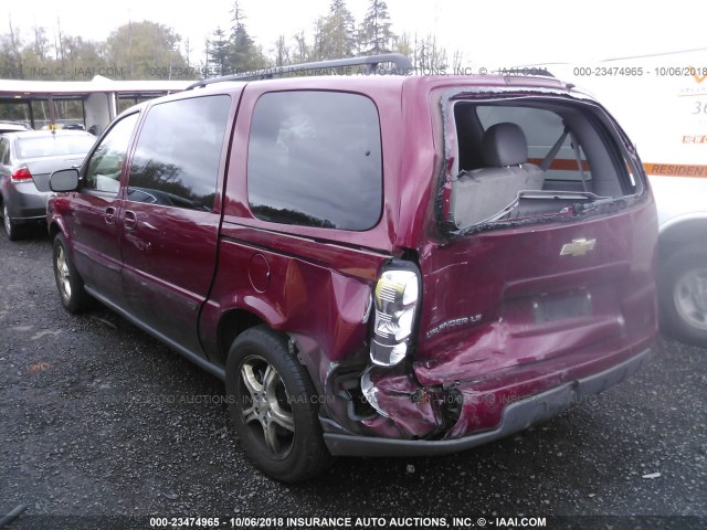 1GNDV23LX5D242001 - 2005 CHEVROLET UPLANDER LS 红色 照片 3