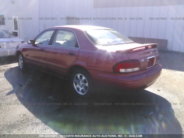 1YVGF22C6W5752663 - 1998 MAZDA 626 DX/LX RED photo 3