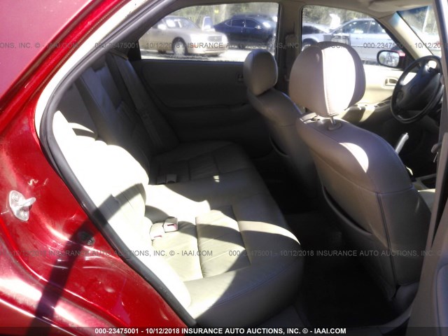 1YVGF22C6W5752663 - 1998 MAZDA 626 DX/LX RED photo 8