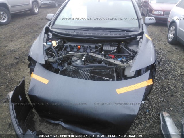 2HGFA1F62BH525036 - 2011 HONDA CIVIC LX-S Plata foto 6