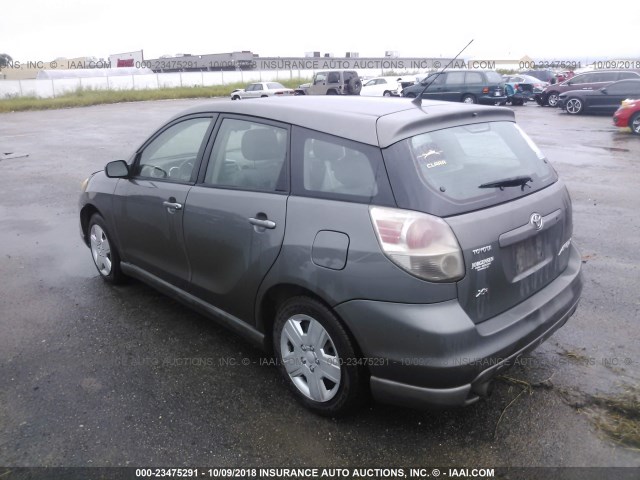 2T1KR32EX5C477606 - 2005 TOYOTA COROLLA MATRIX XR GRAY photo 3