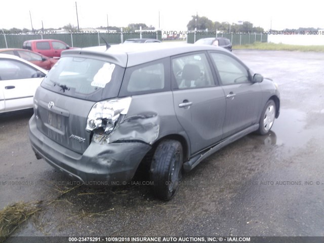 2T1KR32EX5C477606 - 2005 TOYOTA COROLLA MATRIX XR GRAY photo 4