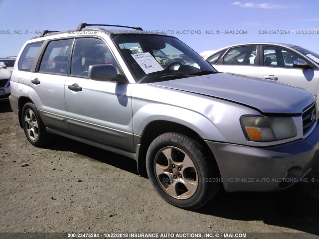 JF1SG65613H704210 - 2003 SUBARU FORESTER 2.5XS GRAY photo 1