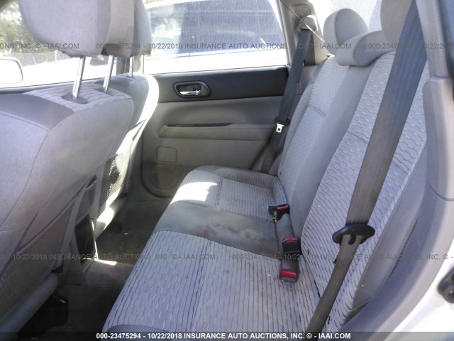 JF1SG65613H704210 - 2003 SUBARU FORESTER 2.5XS ნაცრისფერი ფოტო 8