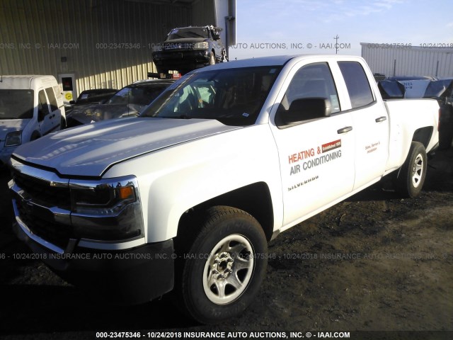 1GCRCNEH4GZ112705 - 2016 CHEVROLET SILVERADO C1500/C1500  LS WHITE photo 2