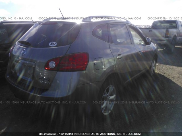 JN8AS58V89W185232 - 2009 NISSAN ROGUE S/SL GRAY photo 4