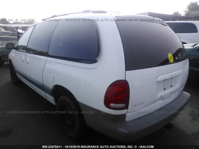 1B4GP44R8YB662321 - 2000 DODGE GRAND CARAVAN SE/SPORT WHITE photo 3