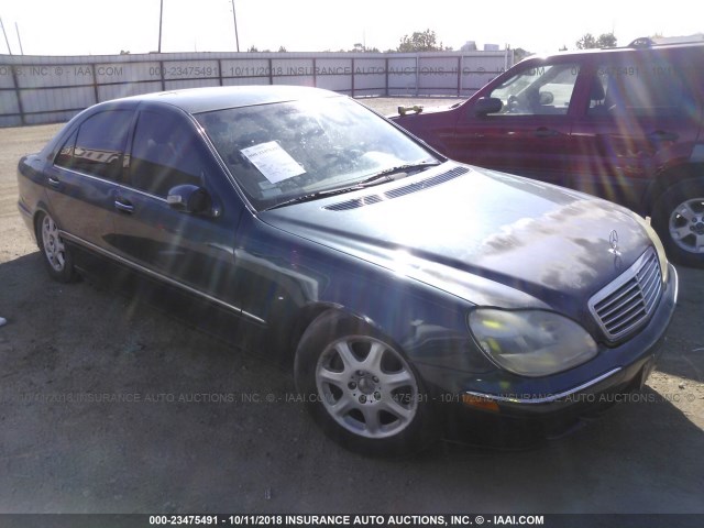 WDBNG70J1YA039896 - 2000 MERCEDES-BENZ S 430 Dark Blue photo 1