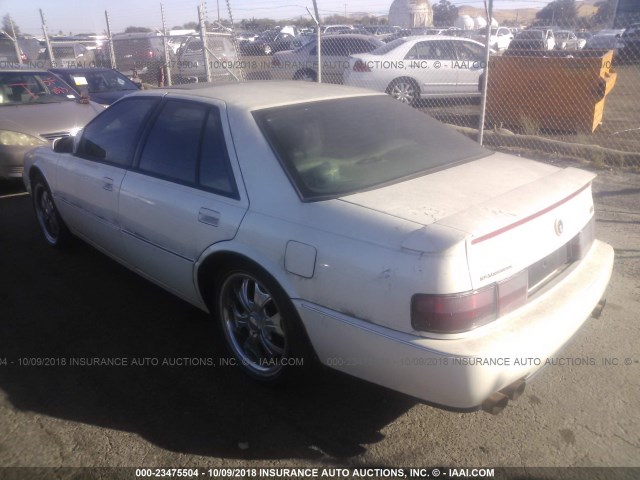 1G6KY5299SU814205 - 1995 CADILLAC SEVILLE STS WHITE photo 3