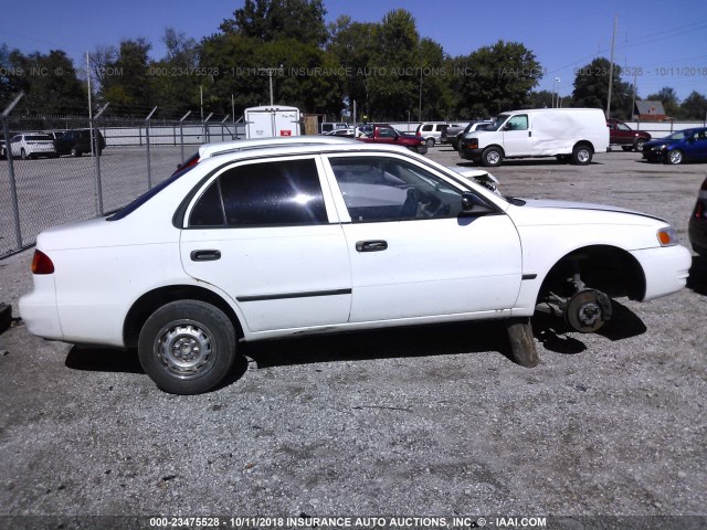 1NXBR12E1WZ100778 - 1998 TOYOTA COROLLA VE/CE/LE WHITE photo 6