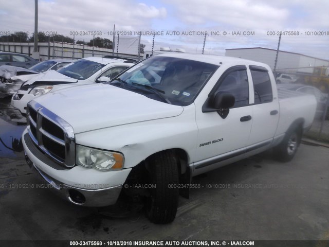 3D7HA18N62G151029 - 2002 DODGE RAM 1500 WHITE photo 2