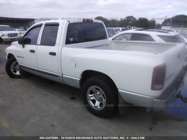 3D7HA18N62G151029 - 2002 DODGE RAM 1500 WHITE photo 3