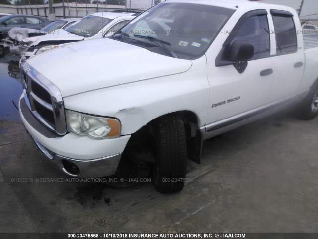 3D7HA18N62G151029 - 2002 DODGE RAM 1500 WHITE photo 6