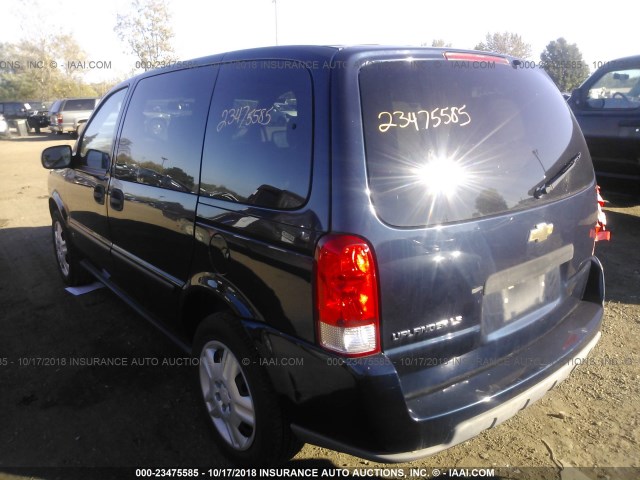1GNDU23117D120423 - 2007 CHEVROLET UPLANDER LS Dark Blue photo 3