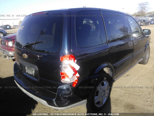 1GNDU23117D120423 - 2007 CHEVROLET UPLANDER LS Dark Blue photo 4